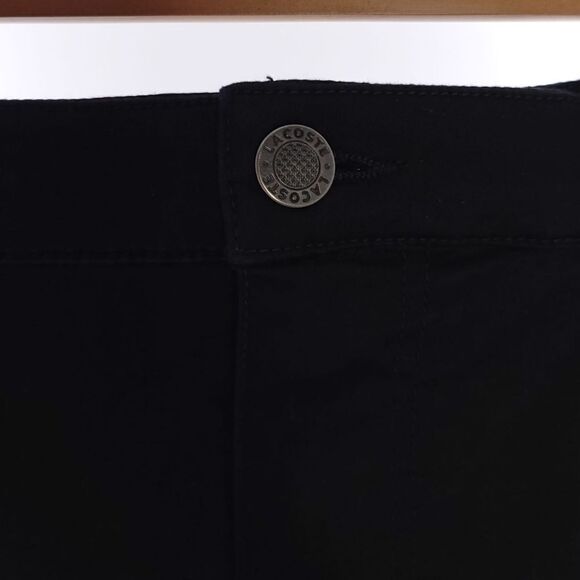Lacoste Solid Black Skirt Womens Size 36 Cotton Blend - Picture 3 of 7